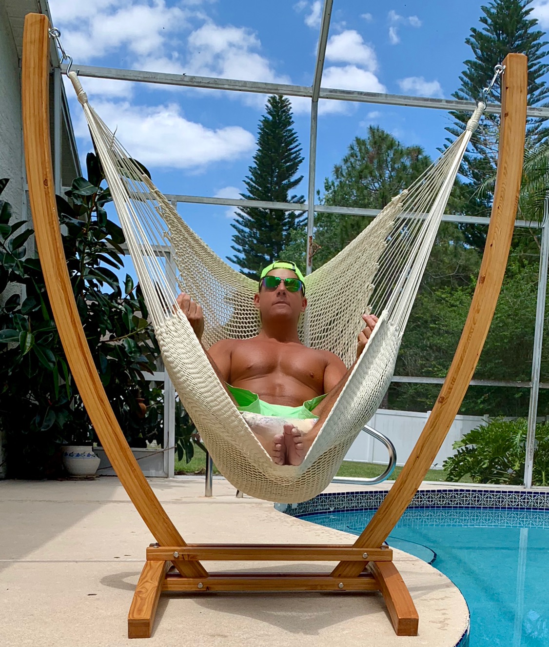 Cypress Cocoon Of Zen Hammock Chair Stand