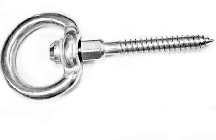 5 Screw Eyes 4 Pack Metal Hooks Lag Thread Bolt Hammock for Lifting-Hook and Eye-Eye Hooks-Eye Hook-Hook Latch-Door Hook Latch-Hook and Eye-Hook Eye Latch-Screw Lock Hooks-Hook with Eye 
